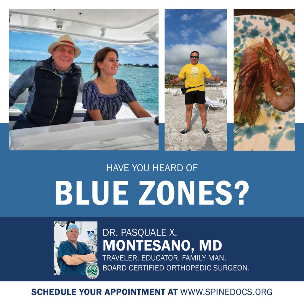 Dr. Pasquale X. Montesano, our leading spine surgeon, recently had the chance to visit Sardinia, Italy and explore this incredible blue zone.