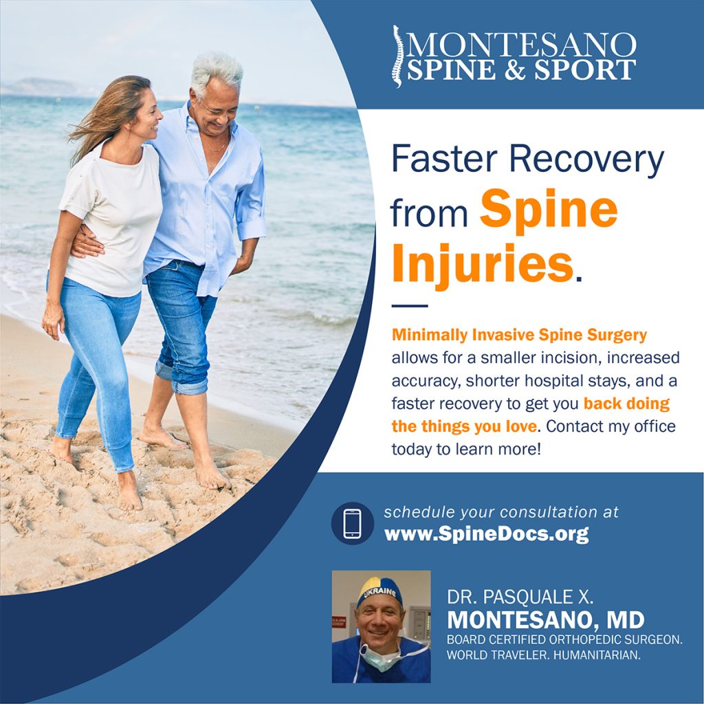 Minimally Invasive Spine Surgery allows for a smaller incision, increased accuracy, shorter hospital stays, and a faster recovery time.