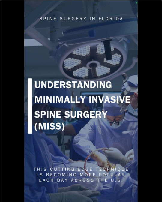 Explore the benefits of minimally invasive spine surgery with our latest reel.
