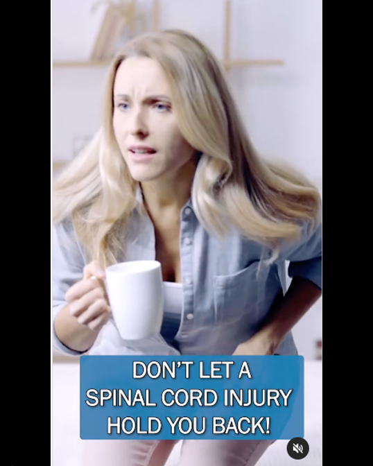 Don't let a spine injury hold you back!