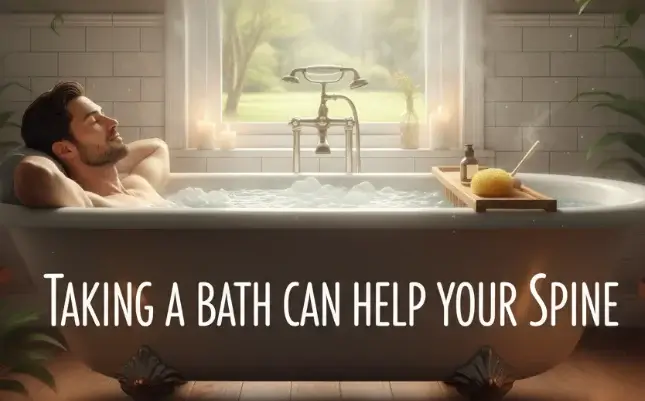 Taking a Bath Can Help Your Spine