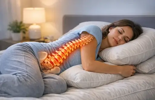 Sleeping Positions That Help Scoliosis