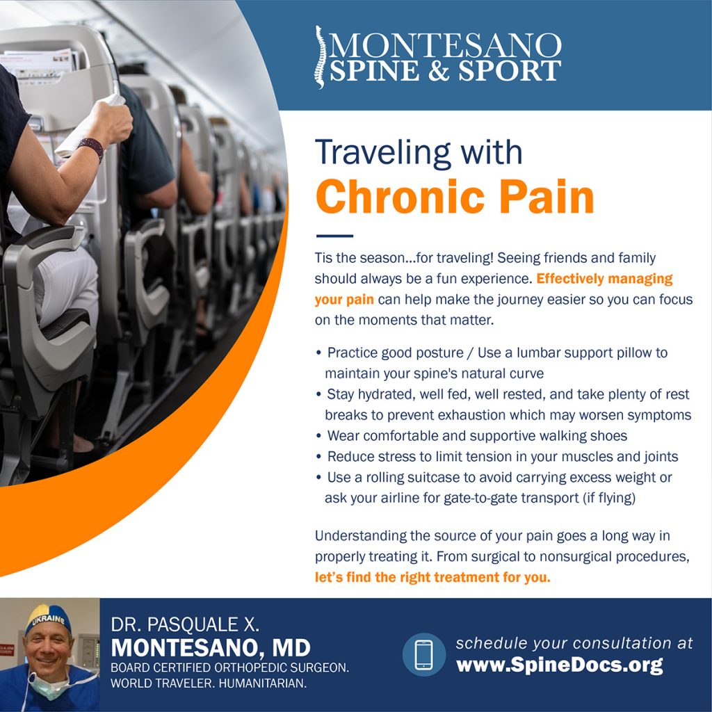 Tips for traveling with chronic pain