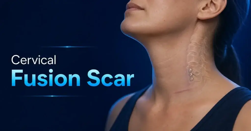 cervical fusion scar