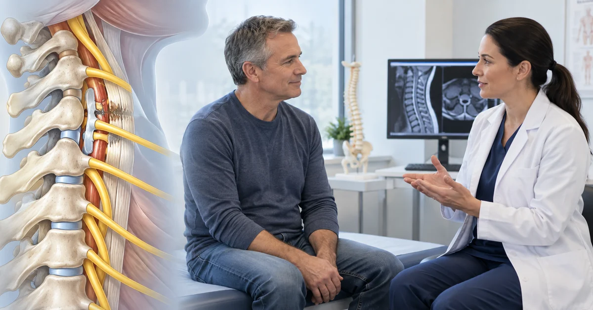 Cervical nerve healing after spine surgery