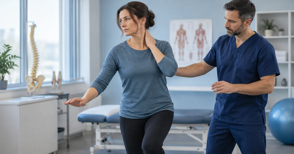 Clinical balance assessment for neck tension and cervicogenic dizziness