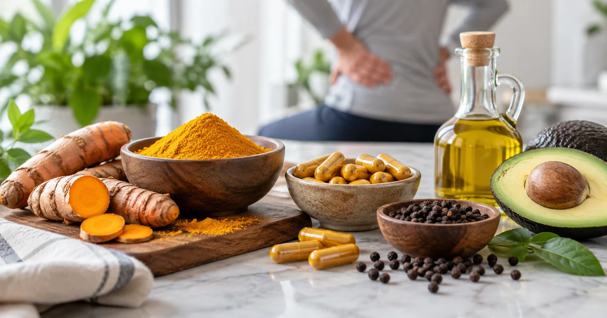 Turmeric curcumin black pepper and healthy fats for absorption