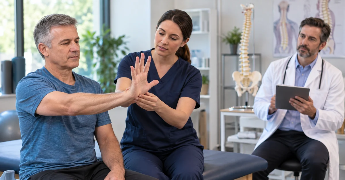Physical therapy for hand numbness after cervical surgery